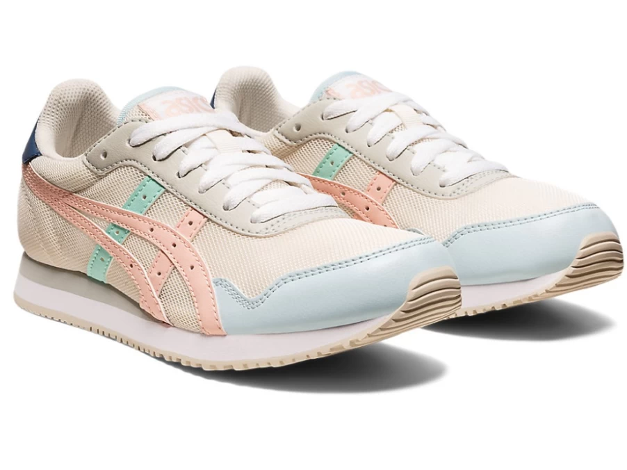 ASICS Women's TIGER RUNNER Sneakers in Cream/Breeze - Lightweight Running Shoes