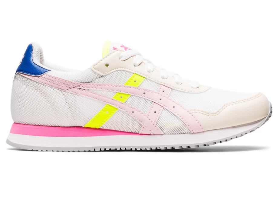 ASICS Women's TIGER RUNNER Running Shoes in White/Cotton Candy