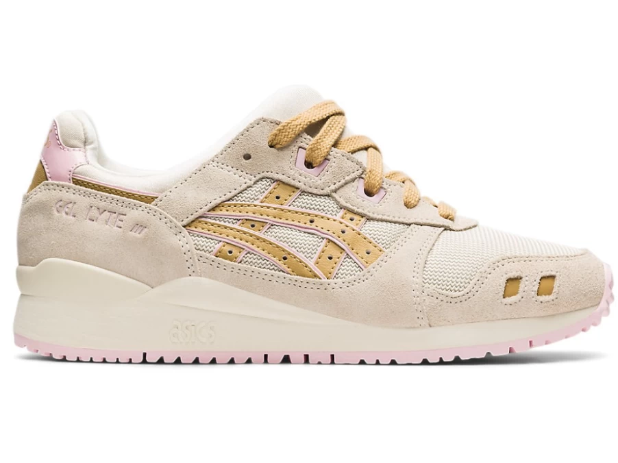 ASICS GEL-LYTE III OG Women's Sneakers in Birch/Camel Beige - Retro Running Shoes