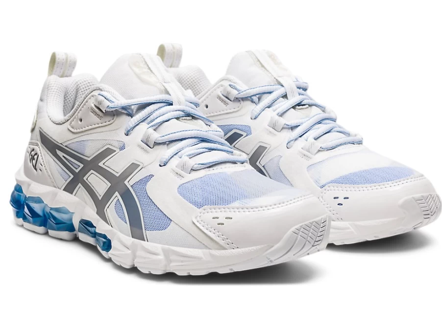 ASICS Women's GEL-QUANTUM 180 Running Shoes in White/Periwinkle Blue