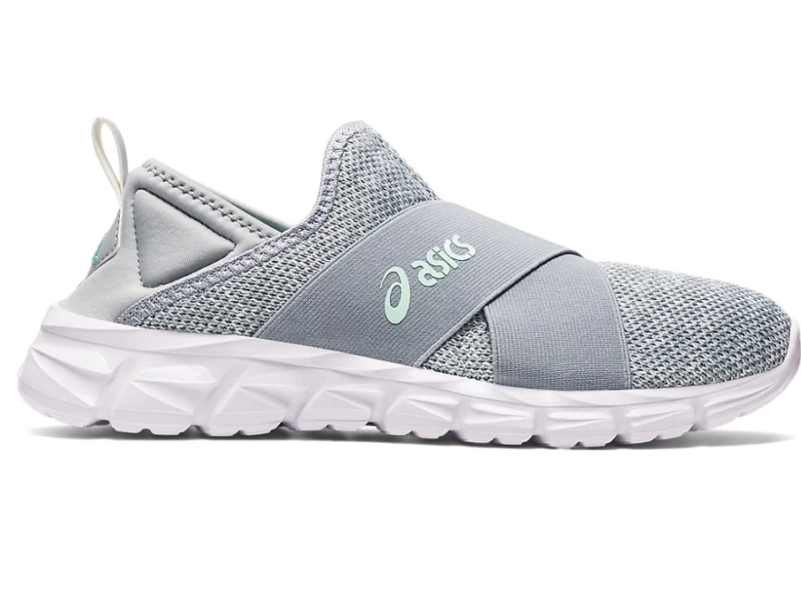 ASICS WOMEN'S QUANTUM LYTE SLIP-ON SNEAKERS IN PIEDMONT GREY - LIGHTWEIGHT COMFORTABLE SLIP-ON SHOES