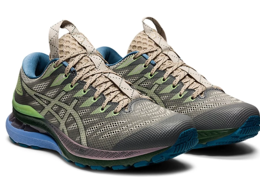 ASICS Women's GEL-KAYANO 28 Running Shoes - Gargoyle/Fog (FN3-S)