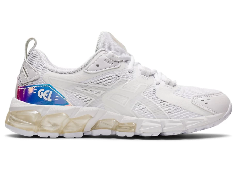 ASICS Women's GEL-QUANTUM 180 Running Shoes in White/White - Lightweight Cushioned Sneakers