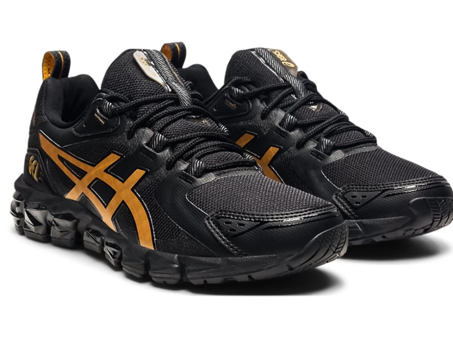 ASICS Women's GEL-QUANTUM 180 Running Shoes - Black/Pure Gold