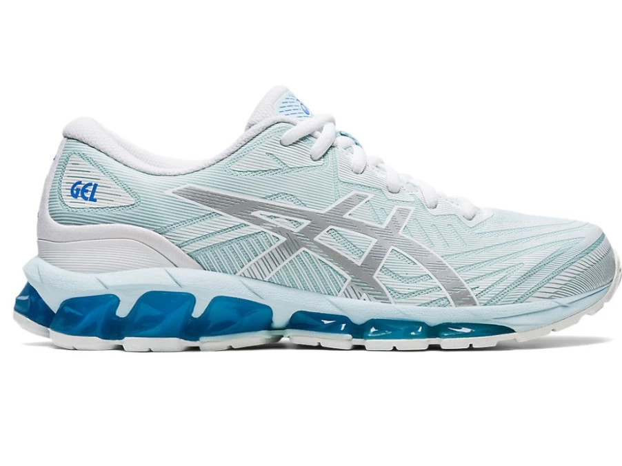 ASICS Women's GEL-QUANTUM 360 VII Running Shoes - Aqua Angel/White