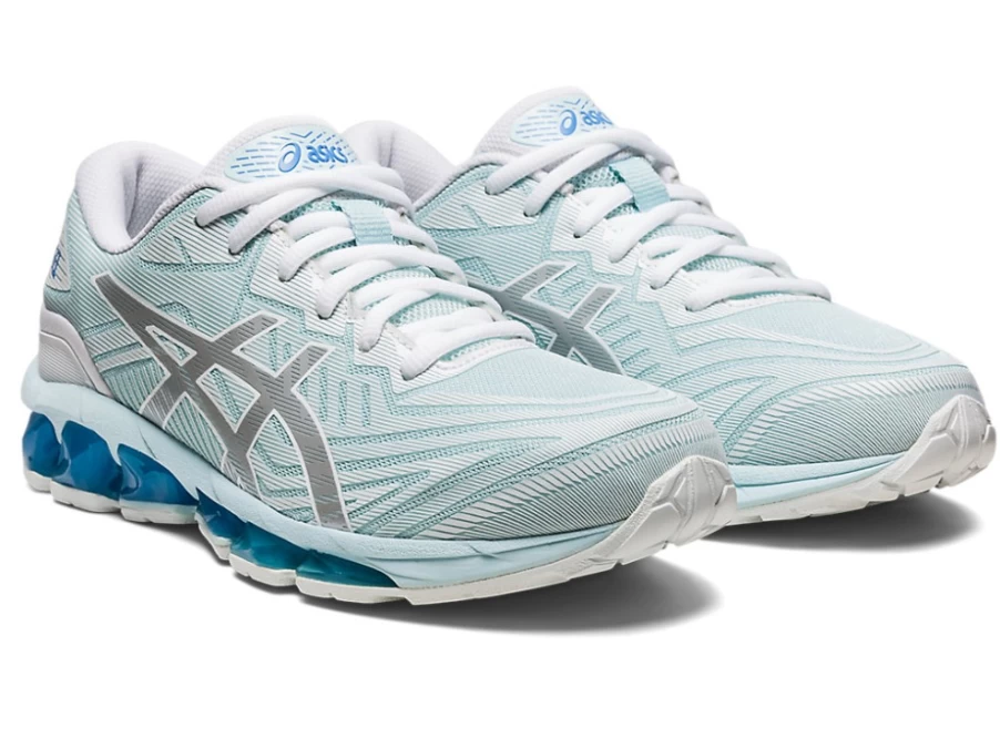 ASICS Women's GEL-QUANTUM 360 VII Running Shoes - Aqua Angel/White