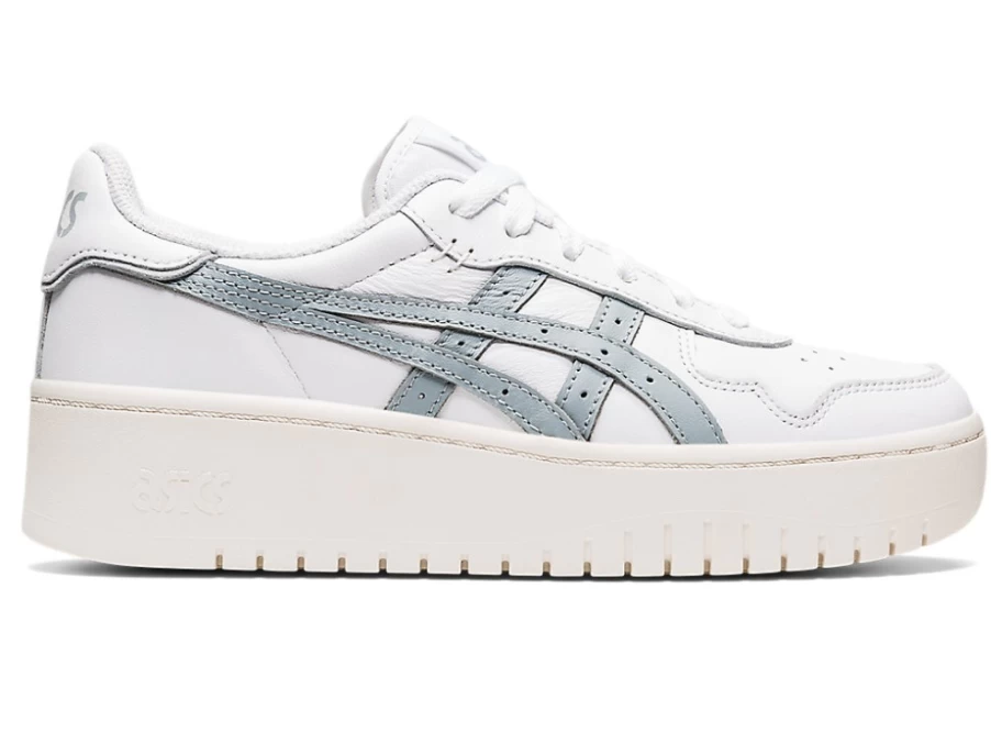ASICS Women's JAPAN S PF Sneakers in White/Piedmont Grey - Lightweight Running Shoes