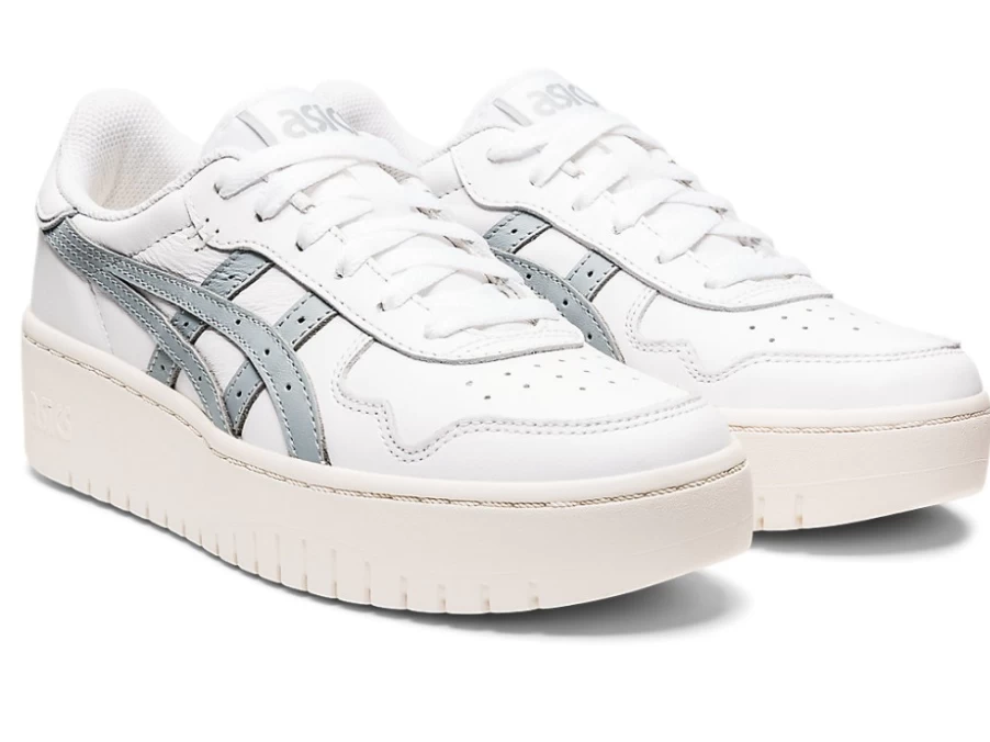 ASICS Women's JAPAN S PF Sneakers in White/Piedmont Grey - Lightweight Running Shoes
