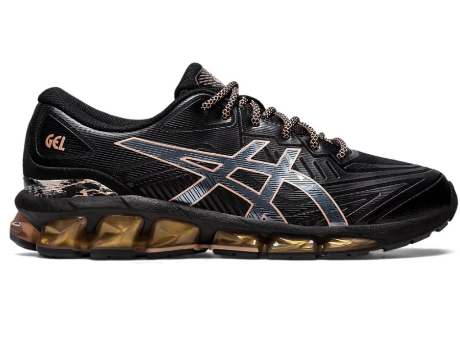 ASICS Women's GEL-QUANTUM 360 VII Running Shoes - Black/Rose Gold