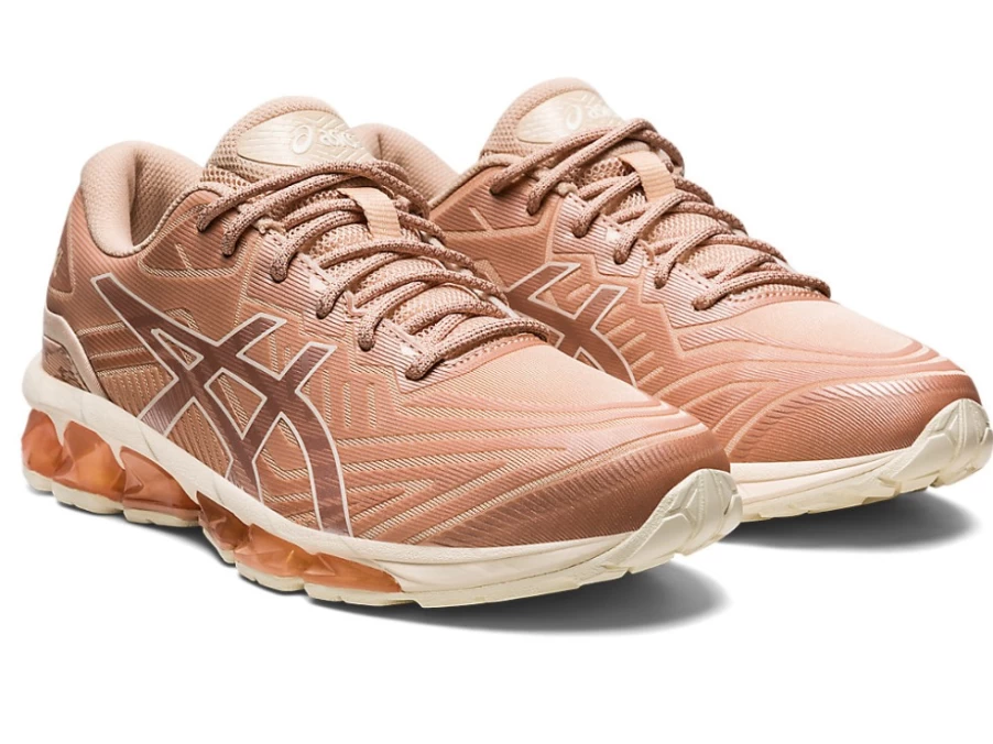 ASICS Women's GEL-QUANTUM 360 VII Running Shoes - Bisque/Rose Gold