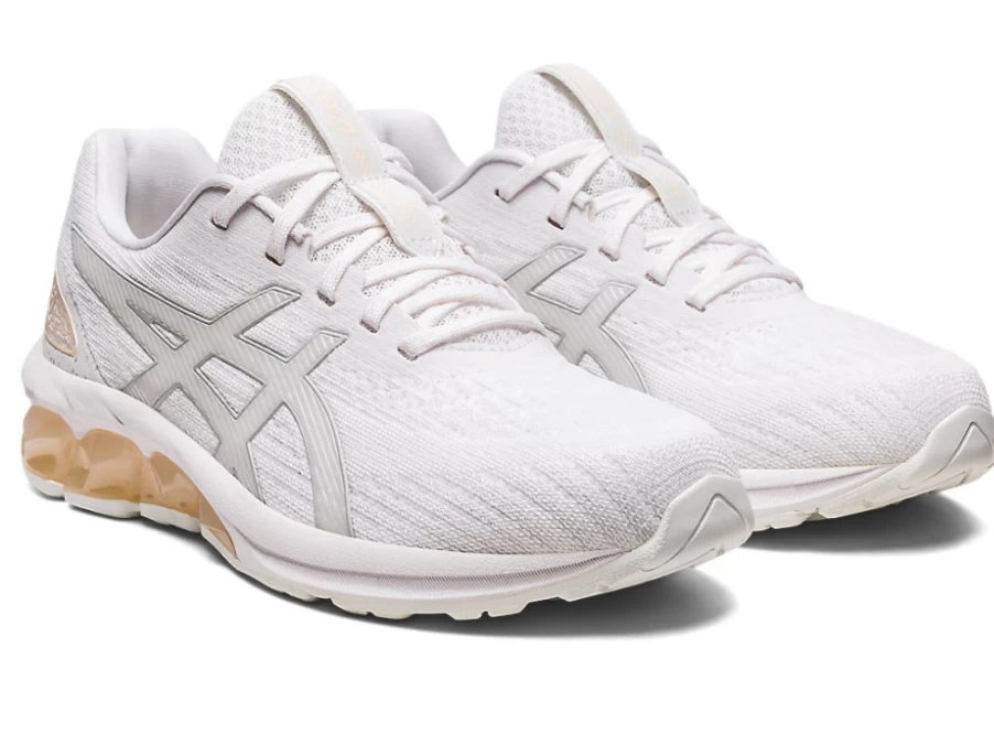 ASICS GEL-QUANTUM 180 VII Women's Running Shoes - White/Piedmont Grey