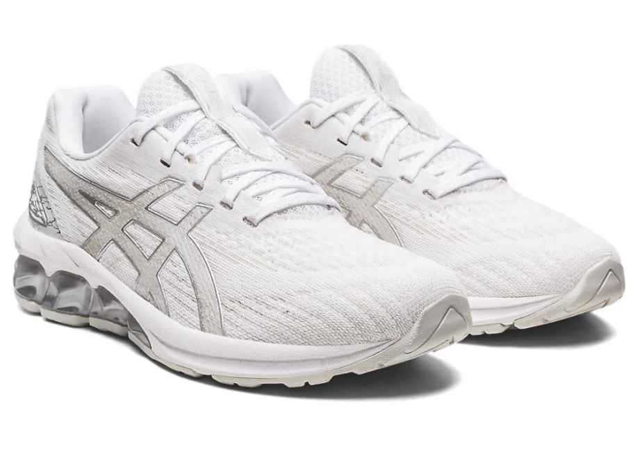 ASICS Women's GEL-QUANTUM 180 VII Running Shoes - White/Pure Silver
