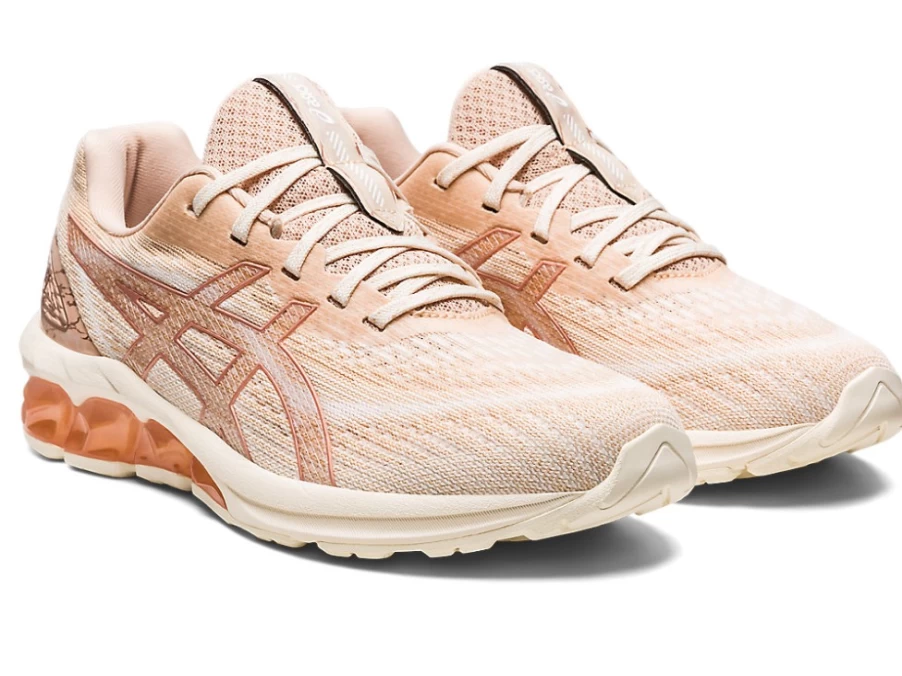 ASICS GEL-QUANTUM 180 VII Women's Running Shoes - Bisque/Rose Gold