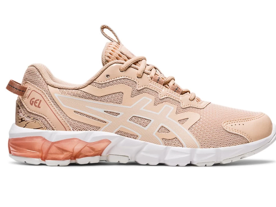 ASICS GEL-QUANTUM 90 Women's Running Shoes - Bisque/Rose Gold - Lightweight Cushioned Sneakers