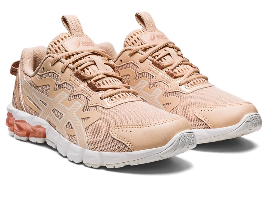 ASICS GEL-QUANTUM 90 Women's Running Shoes - Bisque/Rose Gold - Lightweight Cushioned Sneakers
