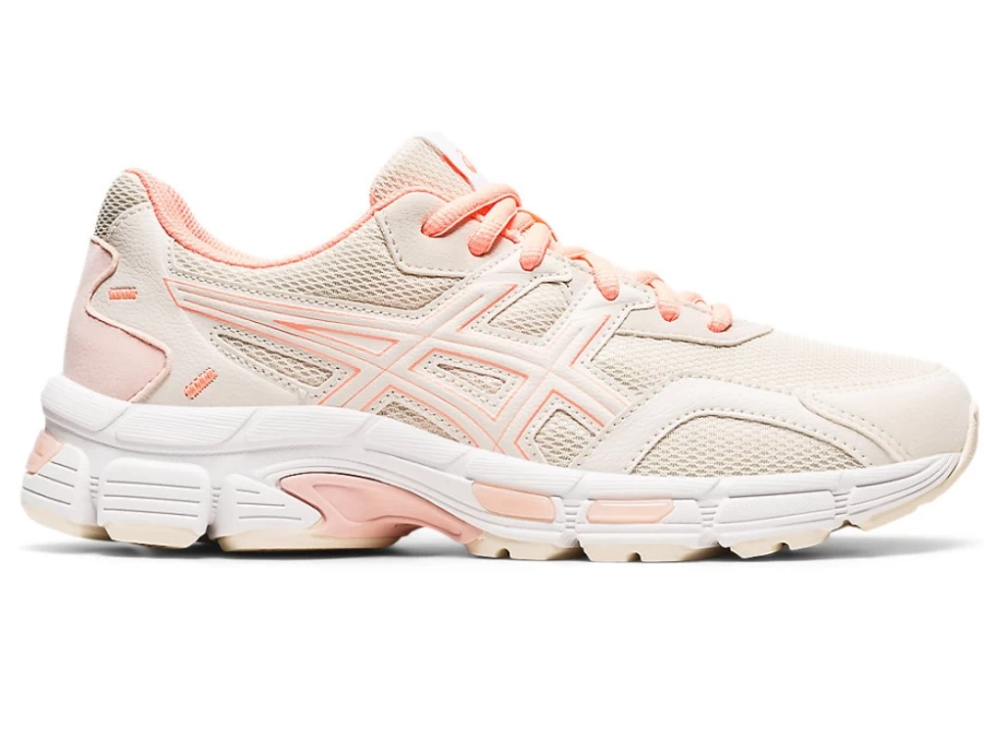 ASICS Women's GEL-JOG MC Running Shoes in Birch/Sun Coral - Lightweight Comfort for Jogging