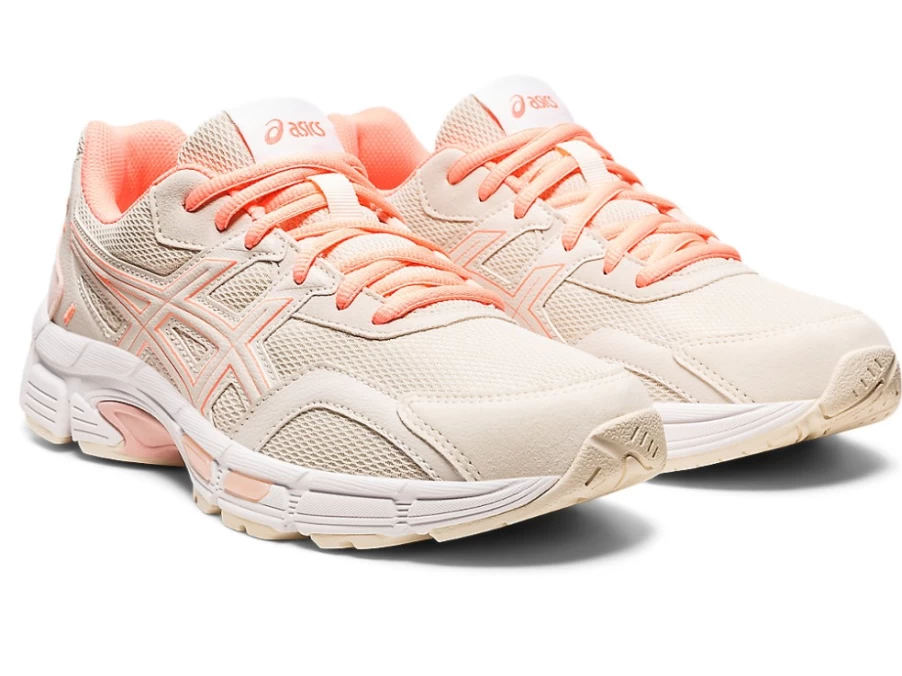 ASICS Women's GEL-JOG MC Running Shoes in Birch/Sun Coral - Lightweight Comfort for Jogging