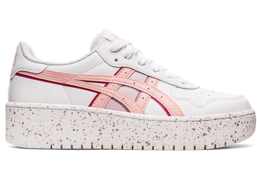 ASICS Women's JAPAN S PF Shoes in White/Frosted Rose - Running & Athletic Style
