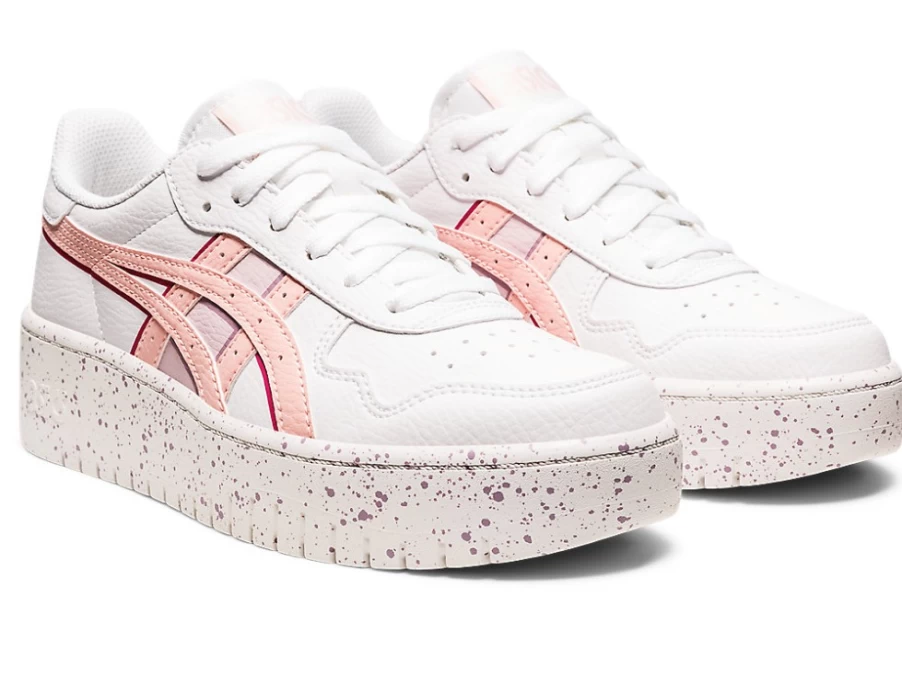 ASICS Women's JAPAN S PF Shoes in White/Frosted Rose - Running & Athletic Style
