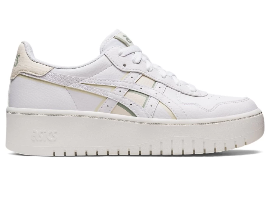 ASICS Women's JAPAN S PF Sneakers in White/Birch - Lightweight Running Shoes