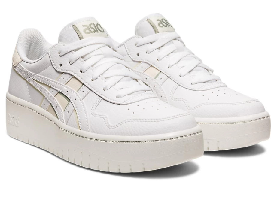 ASICS Women's JAPAN S PF Sneakers in White/Birch - Lightweight Running Shoes