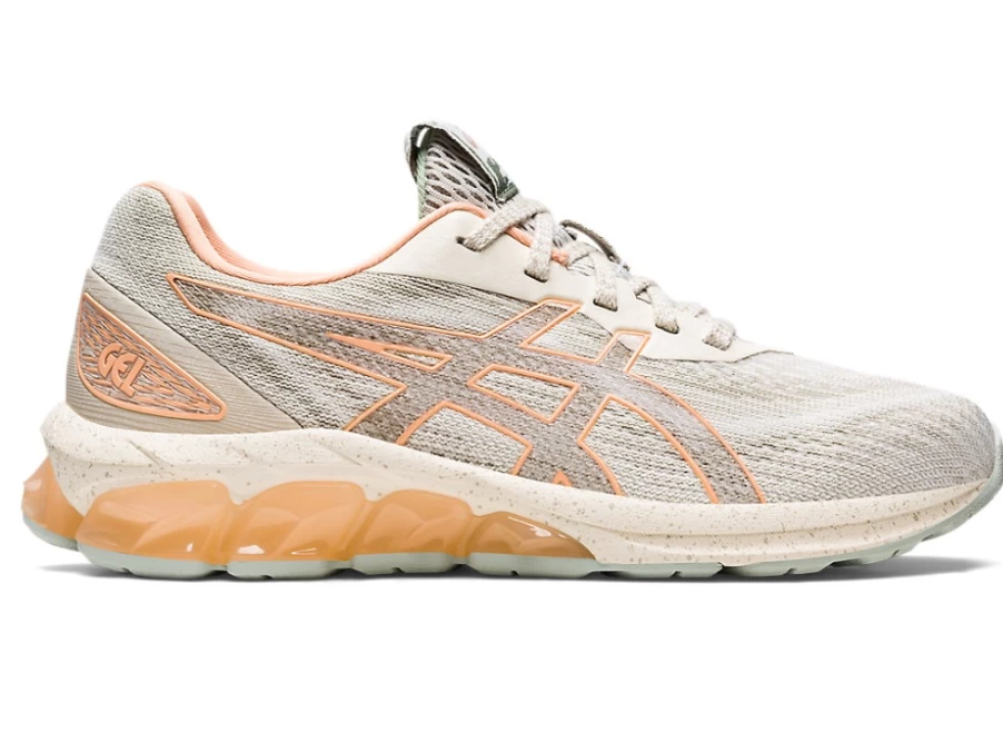 ASICS Women's GEL-QUANTUM 180 VII Running Shoes in Smoke Grey/Cream