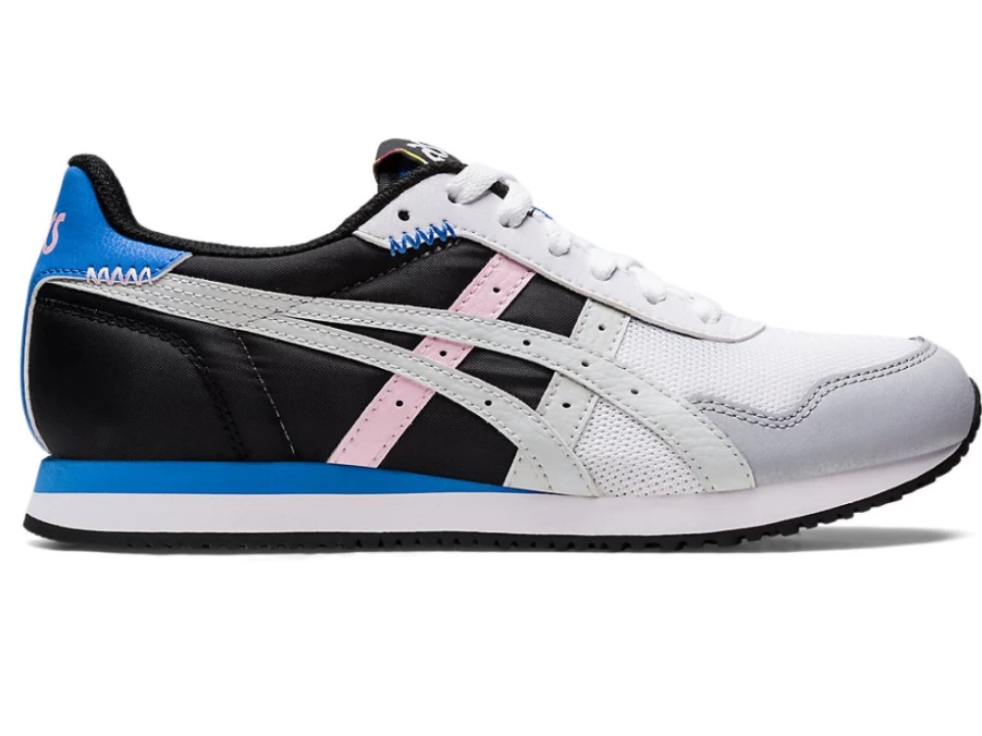 ASICS Women's TIGER RUNNER Running Shoes - White/Glacier Grey
