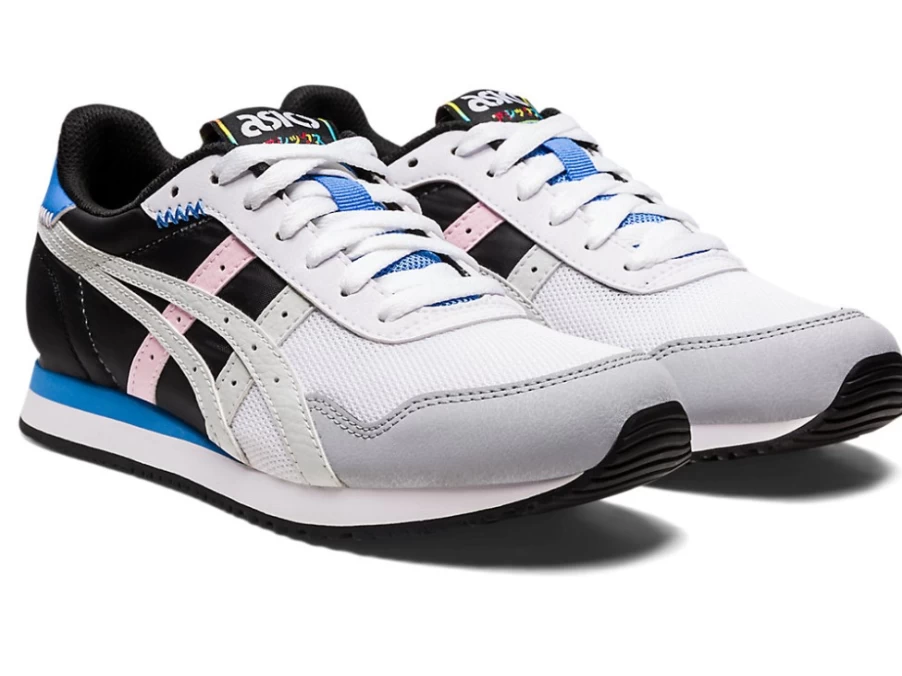 ASICS Women's TIGER RUNNER Running Shoes - White/Glacier Grey