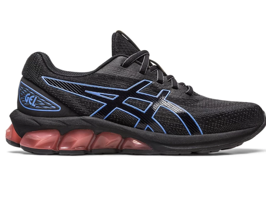ASICS Women's GEL-QUANTUM 180 VII Running Shoes - Black/Periwinkle Blue