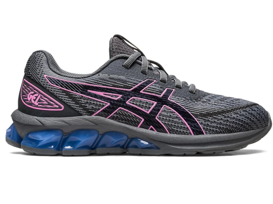 ASICS Women's GEL-QUANTUM 180 VII Running Shoes - Steel Grey/Bubblegum