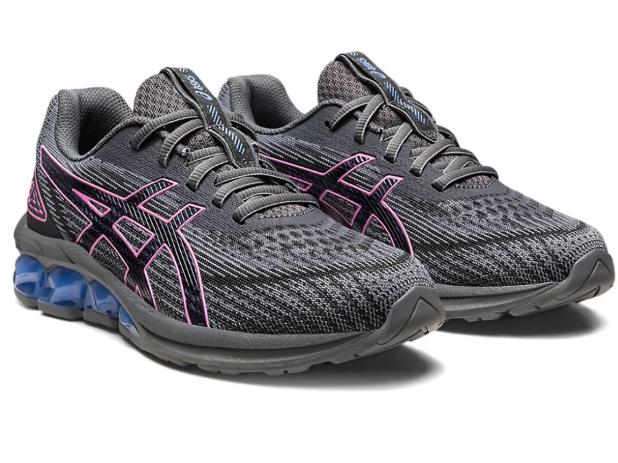 ASICS Women's GEL-QUANTUM 180 VII Running Shoes - Steel Grey/Bubblegum