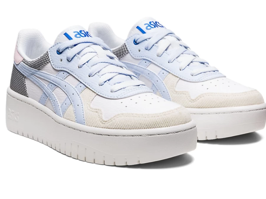 ASICS Women's JAPAN S PF Sneakers in White/Soft Sky Color