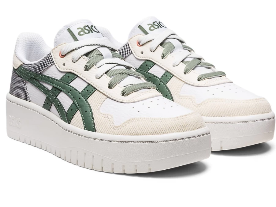 ASICS Women's JAPAN S PF Sneakers in White/Ivy | Lightweight Running Shoes