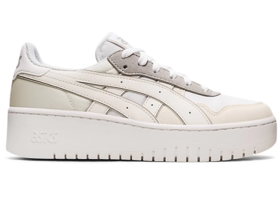 ASICS Women's JAPAN S PF Sneakers in White/Cream - Premium Comfort & Style