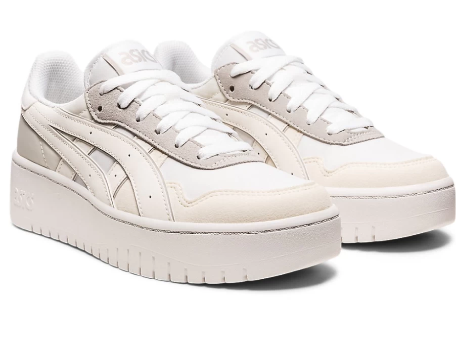 ASICS Women's JAPAN S PF Sneakers in White/Cream - Premium Comfort & Style