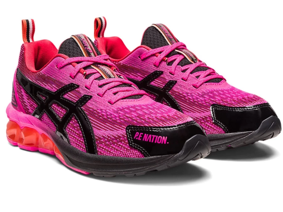 ASICS GEL-QUANTUM 180 VII Women's Running Shoes - Pink Glo/Black | P.E NATION Collaboration