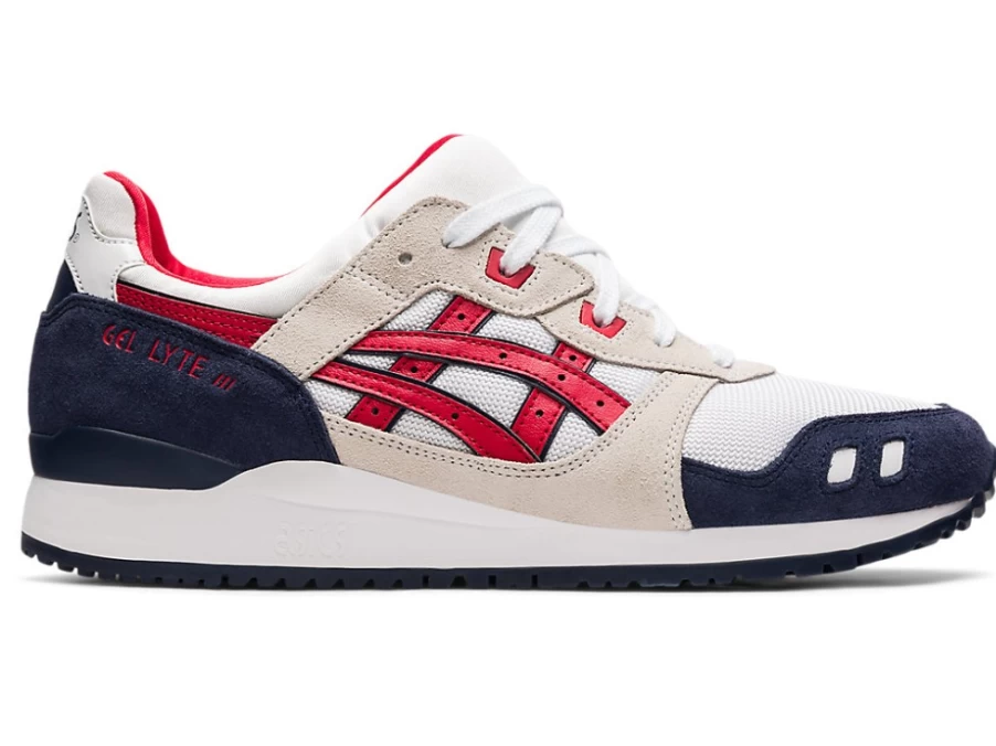 ASICS GEL-LYTE III OG Men's Sneakers - White/Classic Red Running Shoes