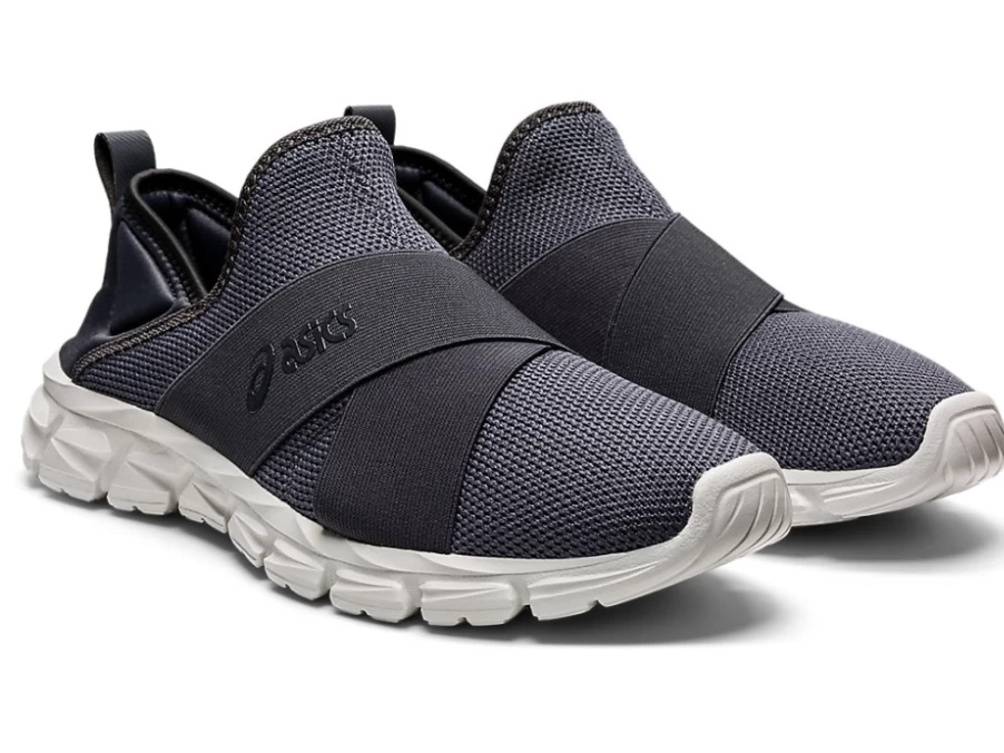ASICS QUANTUM LYTE SLIP-ON Unisex Sneakers in Carrier Grey - Lightweight Comfortable Slip-On Shoes
