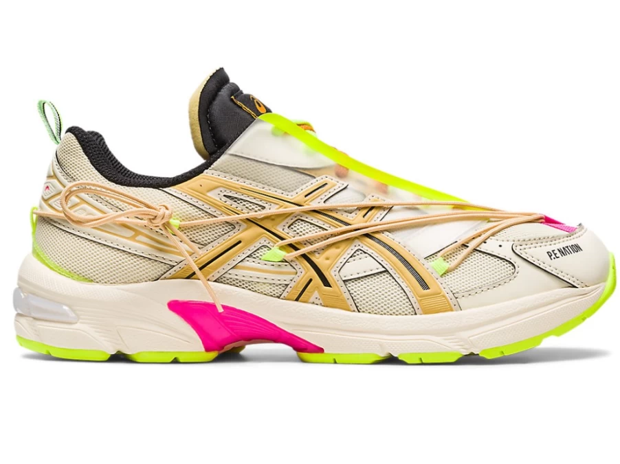 ASICS GEL-1130 x PE NATION Unisex Sneakers in Cream/Paper Bag Colorway