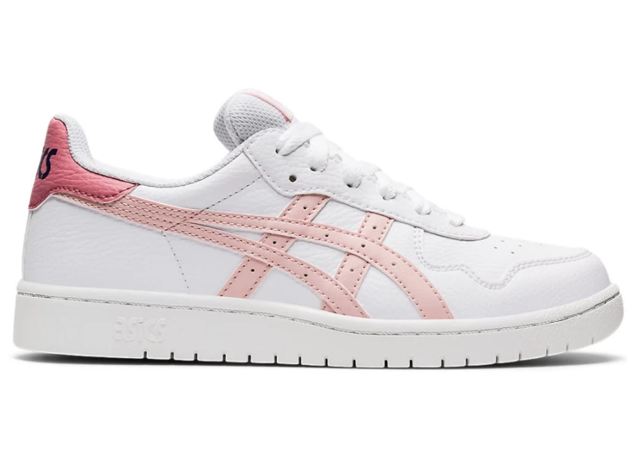 ASICS Kids' S Grade School Shoes in White/Ginger Peach - Japan Style Running Sneakers