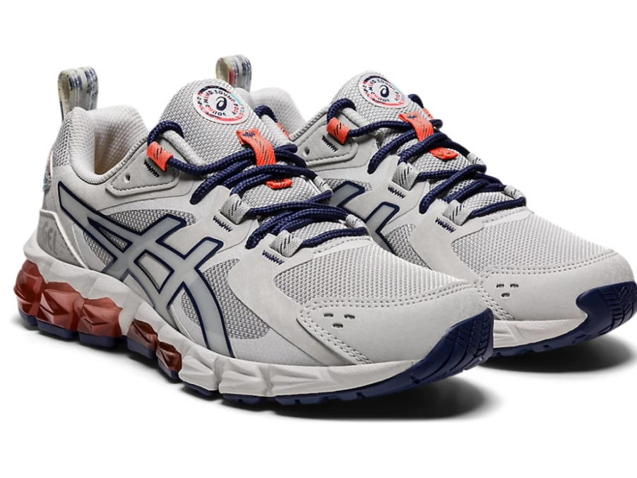 ASICS GEL-QUANTUM 180 Kids' Running Shoes - Glacier Grey/Thunder Blue
