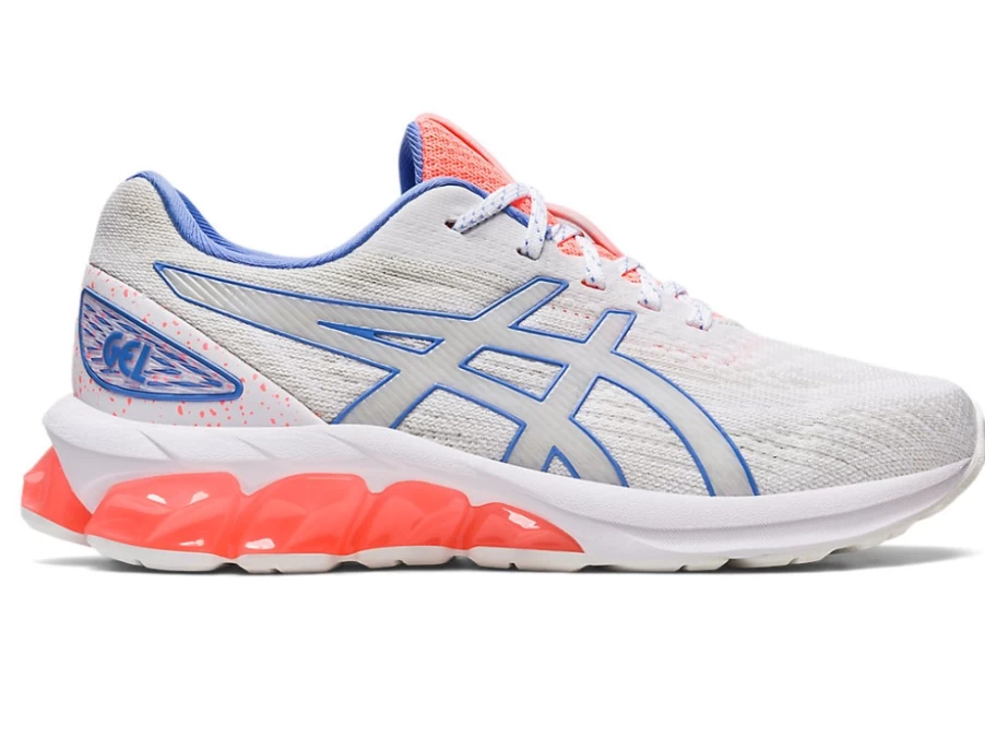 ASICS GEL-QUANTUM 180 VII Kids' Running Shoes - White/Sun Coral