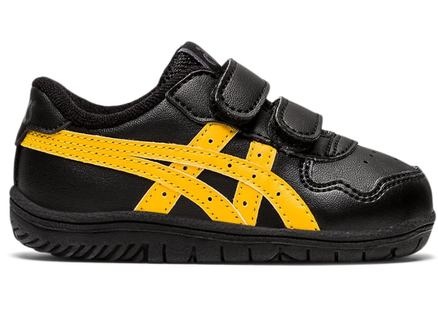 ASICS Kids' Toddler Shoes - Black/Tiger Yellow - Japan S Size - Lightweight & Comfortable