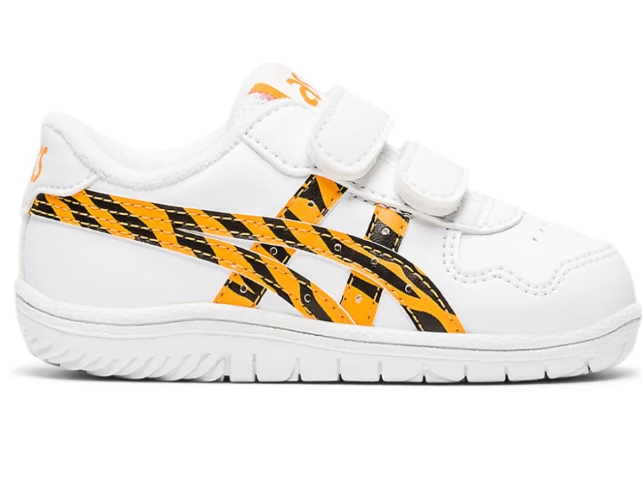 ASICS Kids' Toddler Shoes - White/Fellow Yellow - Japan S Size for Toddlers