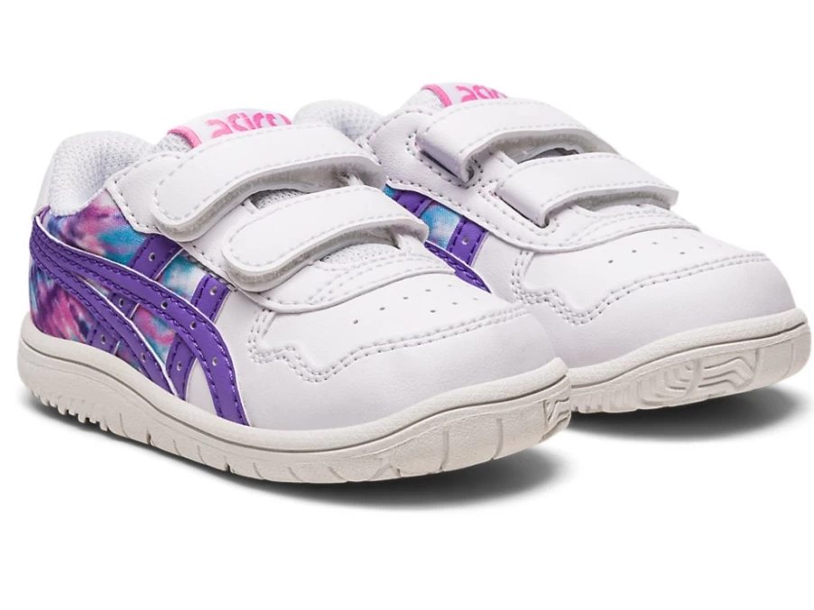 ASICS Kids' Toddler Shoes - White/Amethyst - Japan S Size for Toddlers