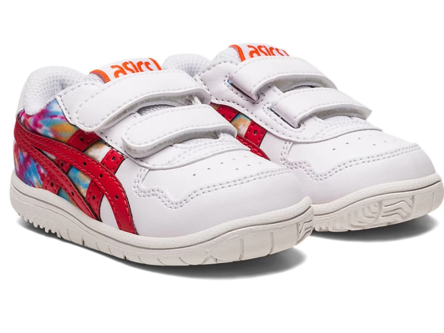 ASICS Kids' Toddler Shoes - White/Classic Red - Japan S Size
