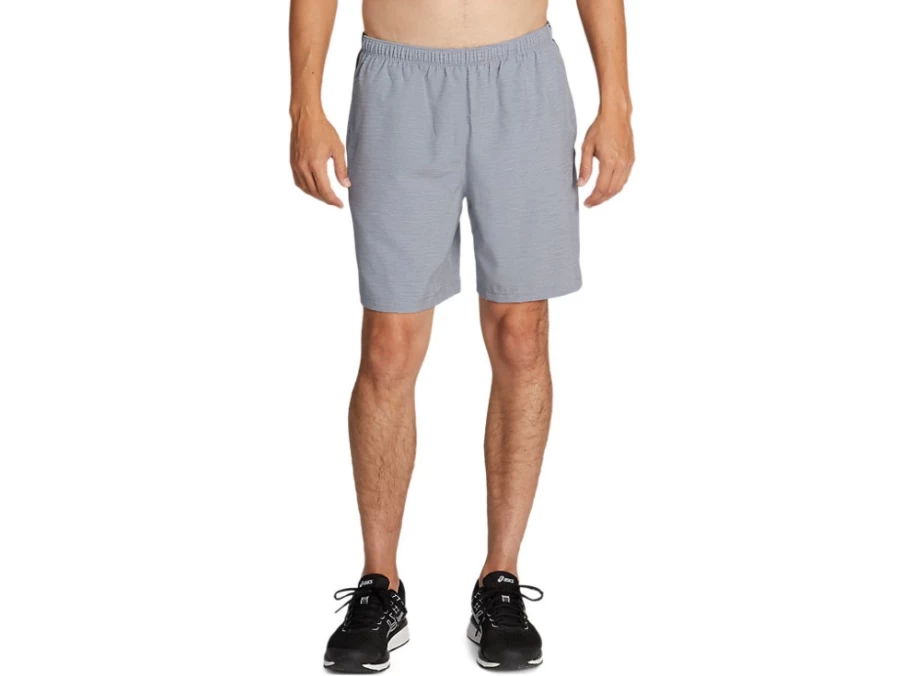ASICS Men's 7-Inch PR LYTE Short - Sheet Rock Spacedye Print/Carrier Grey Running Athletic Shorts