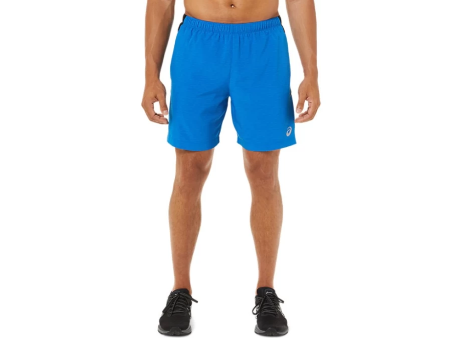ASICS Men's 7-Inch PR LYTE Short - Electric Blue Spacedye Running Shorts for Men