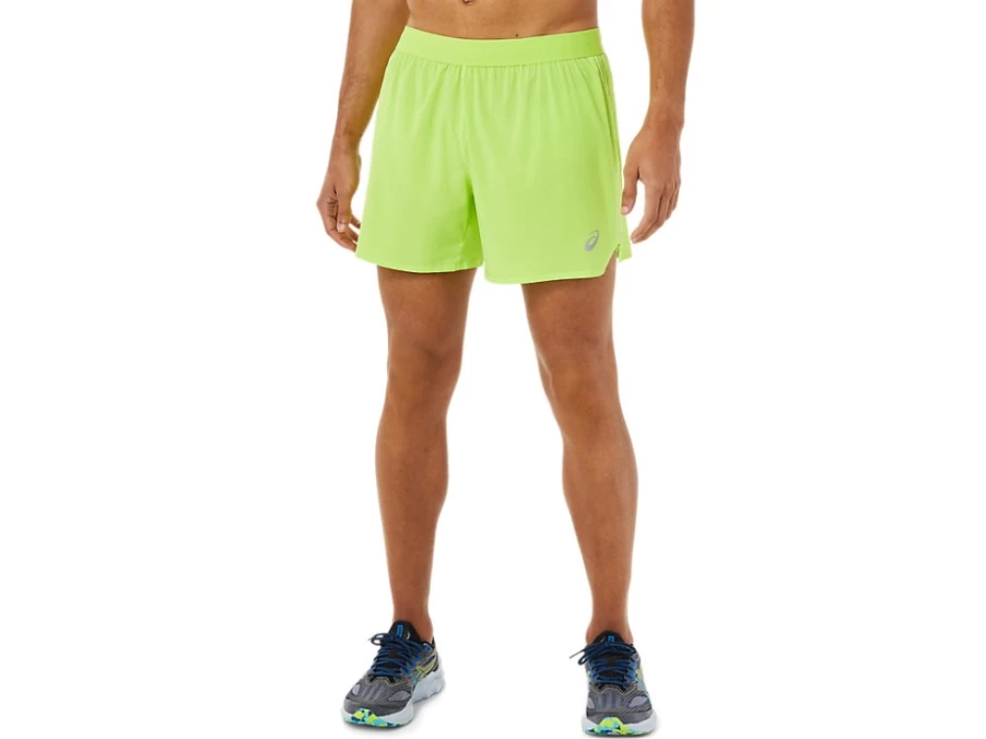 ASICS Men's Hazard Green Road Running 5-Inch Shorts