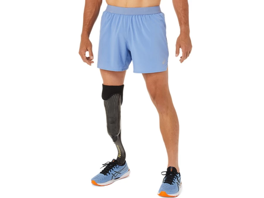 ASICS Men's Road 5-Inch Short - Blue Harmony Running Shorts for Men